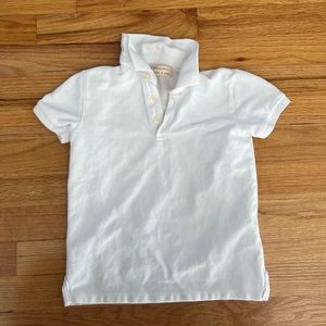 Zara boys white polo shirt with short sleeve. Size 6